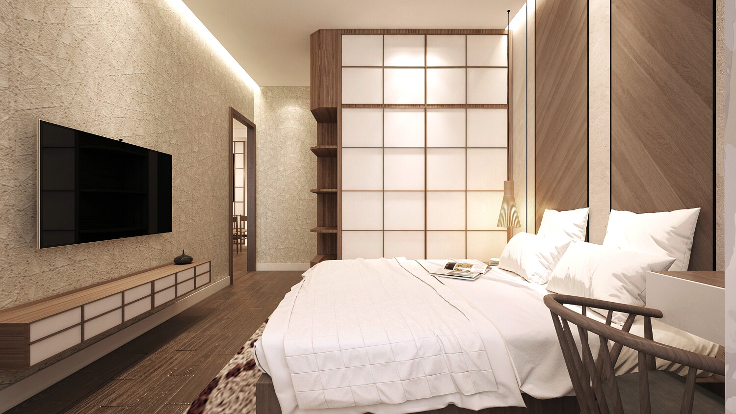 Thiết kế căn hộ flora novia 75m2 (3)                                                                